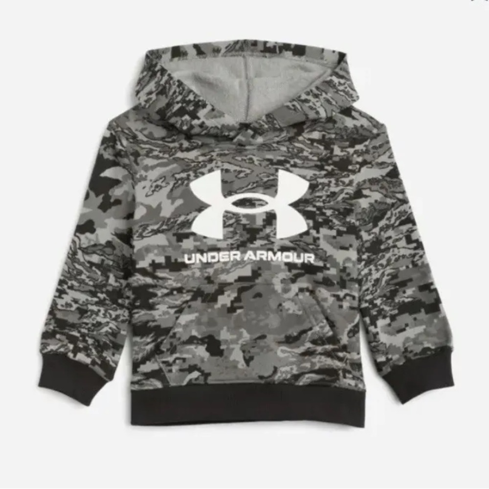 Under Armour UA Symbol Camo Hoodie Black Camo Hoodie pullover — NWT